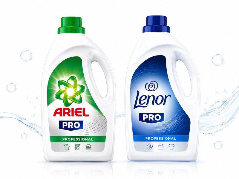 Ariel PRO y Lenor PRO Professional utilizados en Sunson Laundry